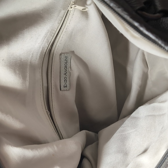 Enzo Angiolini Silver Shoulder Bag - Picture 5 of 10